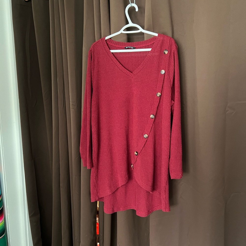 Bloomchic Red Sweater